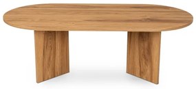 Măsuță de cafea OVAL 60x120 cm maro