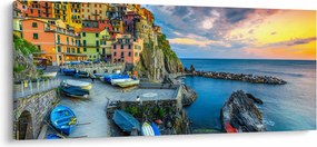 Tablou - Satul mediteranean (120x50 cm)