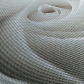 Tablou - Trandafirul alb (cu ceas) (90x30 cm)
