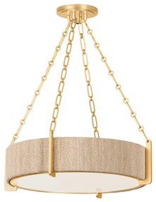 Lustra suspendata design LUX, Franghia Abaca, Quebec 56cm