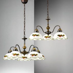 Kolarz 731.83.113 - Candelabru suspendat NONNA 3xE27/75W/230V vișiniu/căpșuni