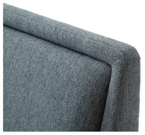 Pat matrimonial verde/albastru tapițat fără somieră 160x200 cm Frieda – Meise Möbel