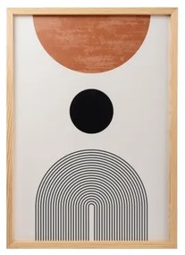 SET 3x pictură în ramă foto 50x70 cm bej/maro