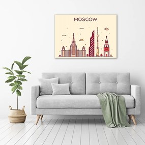 Pictură pe pânză Clădiri din moscova
