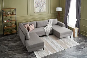 Coltar Living Eris, Gri, Poliester