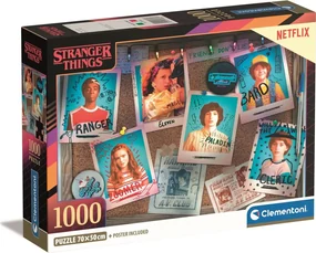 Stranger Things Puzzle Compact Clementoni cu 1000 de piese