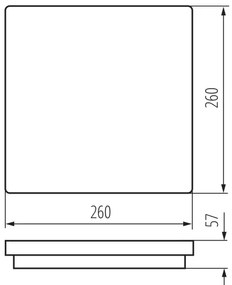 Plafonieră LED de exterior Kanlux 38779 BENO LED/24/30W/230V 3000/3500/4000K IP65 antracit