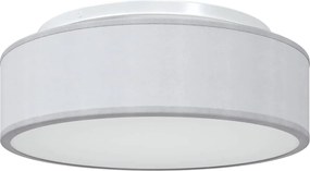 vidaXL Lampă de tavă Gri 38 x 38 x 13,5 cm țesătură