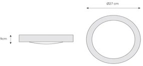 Lucide 79158/01/31 - Plafoniera baie FRESH 1xE27/20W/230V