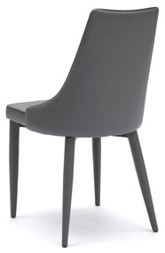 STONES Scaun din piele ecologică 46cm X 46cm H. 91cm | Aosom Romania