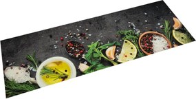 vidaXL Covor de bucătărie lavabil Spices, 60x180cm, catifea