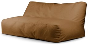 Fotoliu bean bag maro cu tapițerie din țesătură bouclé Sofa Tube 190 – SLOWDOWN