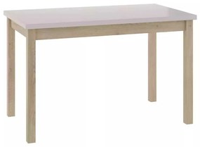 Masă de bucătărie Adam 120 x 68 cm, crem / stejar cremona