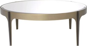 Masuta de cafea design LUX Artemisa S, alama periata 116138 HZ