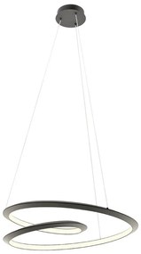 Redo 01-3378 - Lustră LED dimmabilă pe cablu STORM LED/60W/230V, neagră