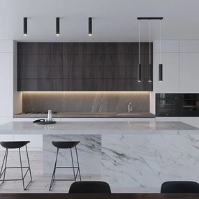 Lustră pe cablu LAGOS 3xGU10/40W/230V neagră Sollux SL.1079