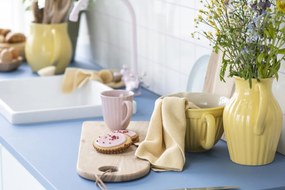 Bol galben din ceramica pentru aluat MYNTE LEMONADE