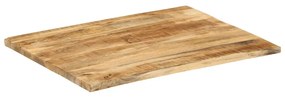 Blat de masa, 25-27 mm, 80x60 cm, lemn masiv de mango