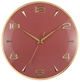 Karlsson 6017RD ceas de perete design roșu,diametru  40 cm