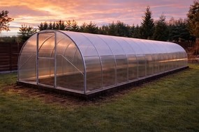 GAUDI 3.14x10— Seră Modulara din otel si policarbonat, Lățime 3,14m, lungime 10m (31,4 m²),