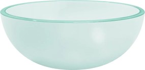 vidaXL Chiuvetă din sticlă securizată, 30x12 cm, mată