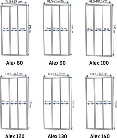 Usa pentru dus Rea Alex 130