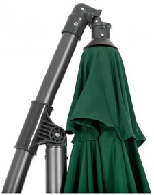 ShopJK UMBRELĂ DE SOARE PENTRU GRĂDINĂ 350 CM CAPPUCINO