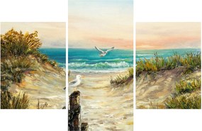 Tablou - Plaja cu nisip (90x60 cm)