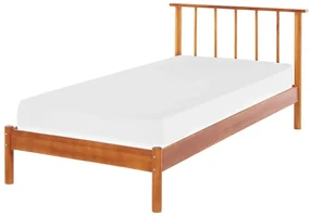 Pat 90x200 cm Barbar (lemn deschis) (cu lamele). 1035518