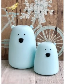 Lampă LED RGB pentru copii BEAR, tactilă, 0,8W, 5V, albă + USB