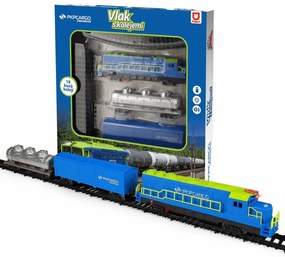 Rappa Tren de marfă PKP cu vagoane și șine