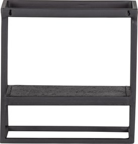 Raft metalic CASTO 40x40 cm, negru