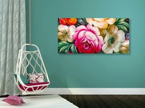 Tablou lumea viu colorată a florilor