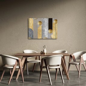 Tablou - Decorațiuni de aur (70x50 cm)