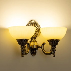 Lampă de perete Brilagi CLASSIC 2xE27/60W/230V alamă