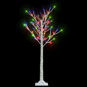 Pom de Craciun, 120 LED-uri, colorat, 1,2 m, salcie, int. ext. 1, Multicolour, 1.2 m