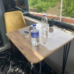 Masa bucatarie patrat texturata, Homs 70x70x75 cm,A0044