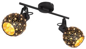 Spot Jodie 54029-2, 2xE14, negru, IP20, Globo Lighting