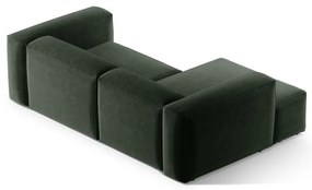 Colțar verde (cu colț pe partea stângă/cu șezlong) Bergamo – Cosmopolitan Design