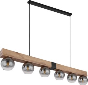 Globo 15656-6H - Candelabru suspendat pe cablu MOITAS 6xE27/40W/230V
