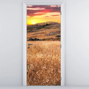 Fototapet pentru ușă - Câmpul (95x205cm)