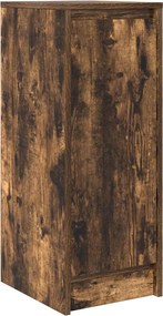 vidaXL Bufetă Stejar afumat 29,5x34x76 cm Lemn prelucrat