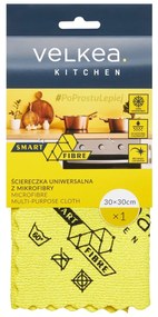 Laveta universala pentru bucatarie, microfibra, Smart Fiber, 30 x 30 cm, Velkea