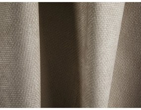 Colțar maro deschis cu tapițerie din chenille (cu colț pe partea stângă/în formă de "U") Treno – Cosmopolitan Design