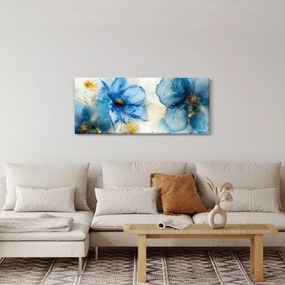 Tablou - Floral, pictură cu cerneală (120x50 cm)