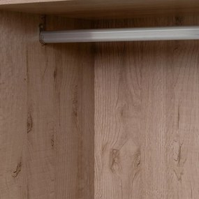 Dulap modular în culoare naturală deschis cu aspect de lemn de stejar 80x180x45 cm Modular – Casa Selección