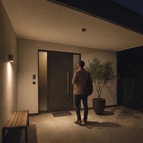 Senzor exterior PIR de mișcare și crepuscular 2000W/230V IP65 negru
