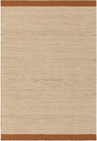 Covor crem-teracotă țesut manual din lână 120x170 cm Lima Rust – Asiatic Carpets