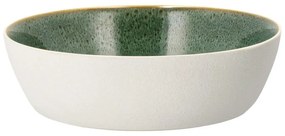 Bol alb/verde din gresie 850 ml Gastro White/Green – Bitz