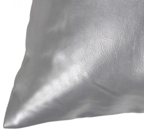 Set perne decorative 2 buc. Poliuretan 40x60 cm Argintiu 2, Argintiu, 40 x 60 cm